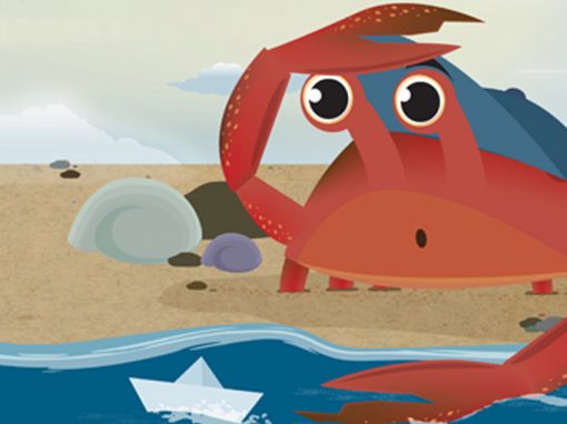 Cuppy the Crab – Children’s Book Illustrations
