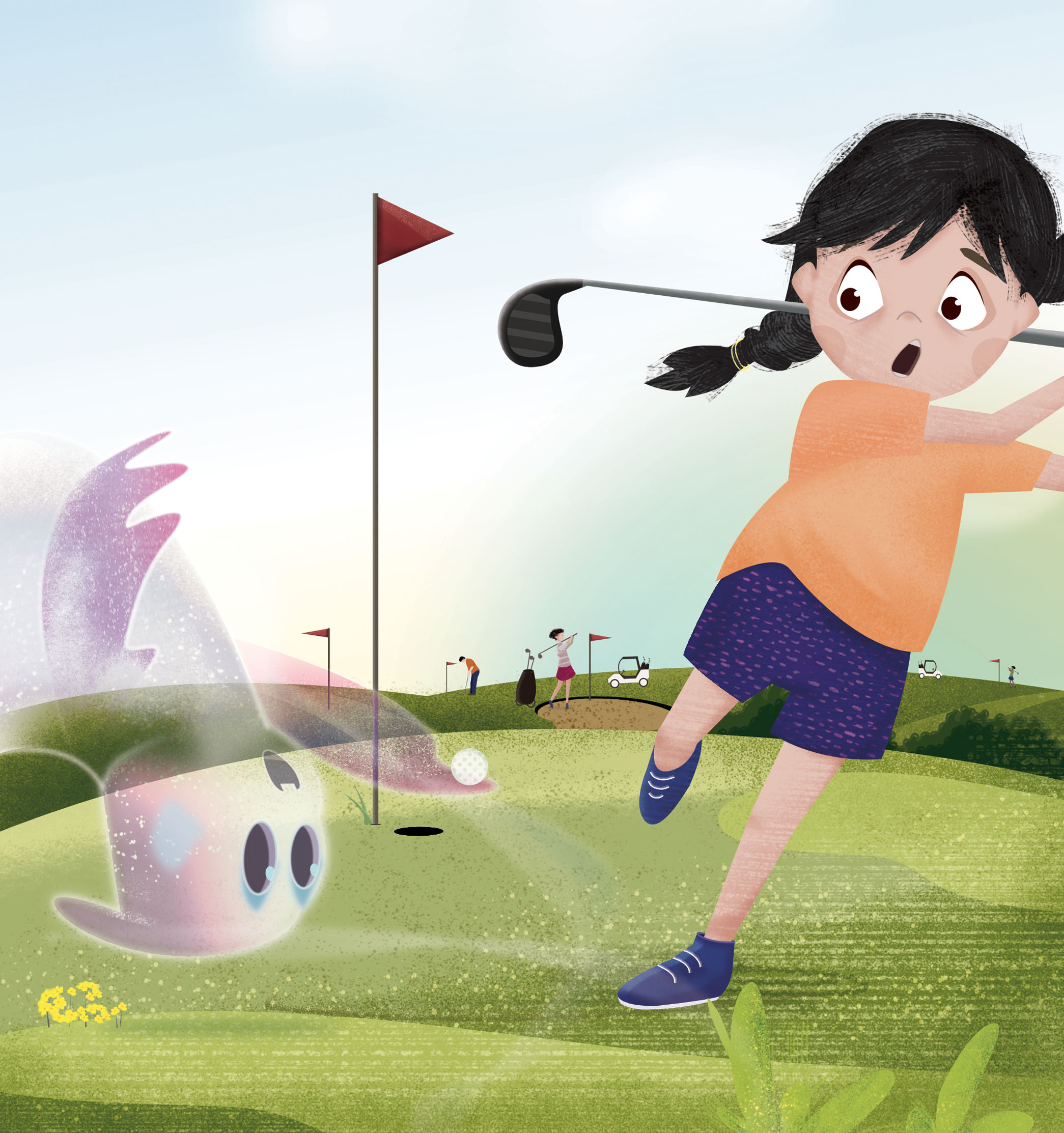 pixiepencil_little_phantom_childrensbook_golf